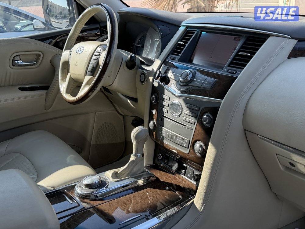 إنفينيتي QX 56 موديل 2012 وكالة الكويت سيرفس الوكاله بحاله ممتازه جدا2