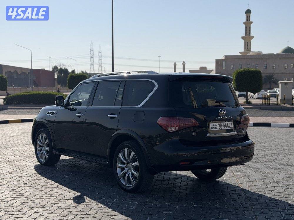 إنفينيتي QX 56 موديل 2012 وكالة الكويت سيرفس الوكاله بحاله ممتازه جدا4