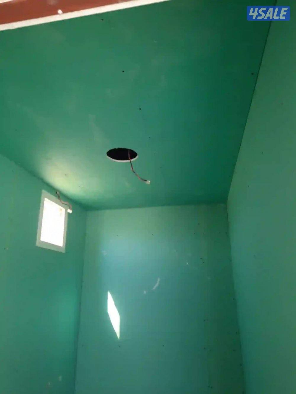 جبس بورر بارتيشن ديكور جبس باب خشب5