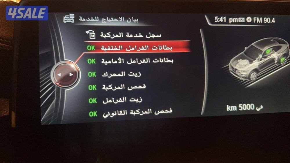 BMW X6 v8 صبغ الوكالة9