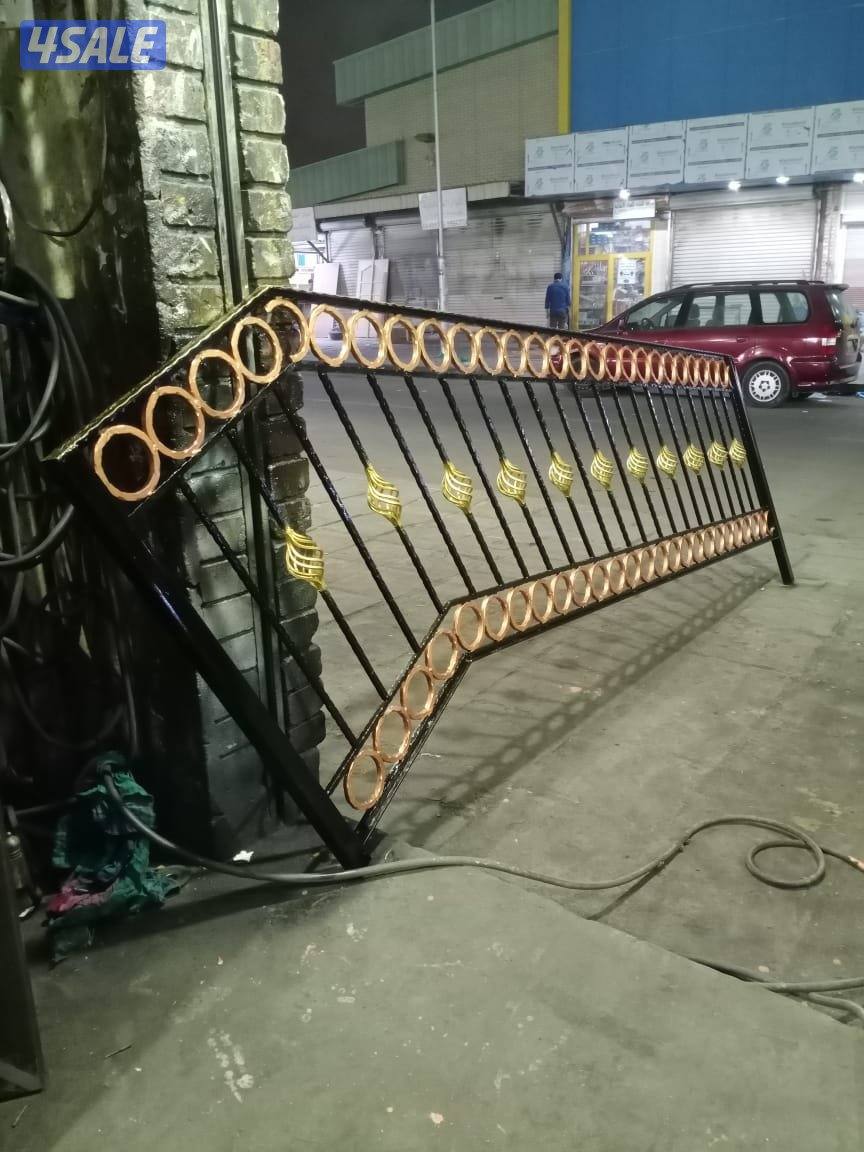 حداد هندي شغل درجه اولي مظلات خشبي خام كيربي ابواب درابزين11