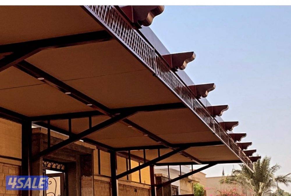 حداد هندي شغل درجه اولي مظلات خشبي خام كيربي ابواب درابزين14