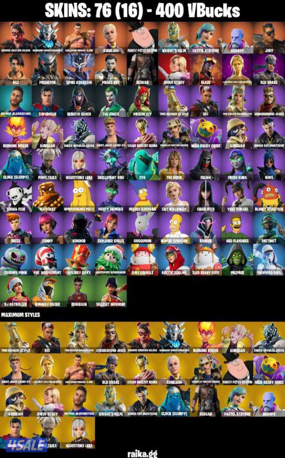 حساب ابيك قيمز 76 سكن0