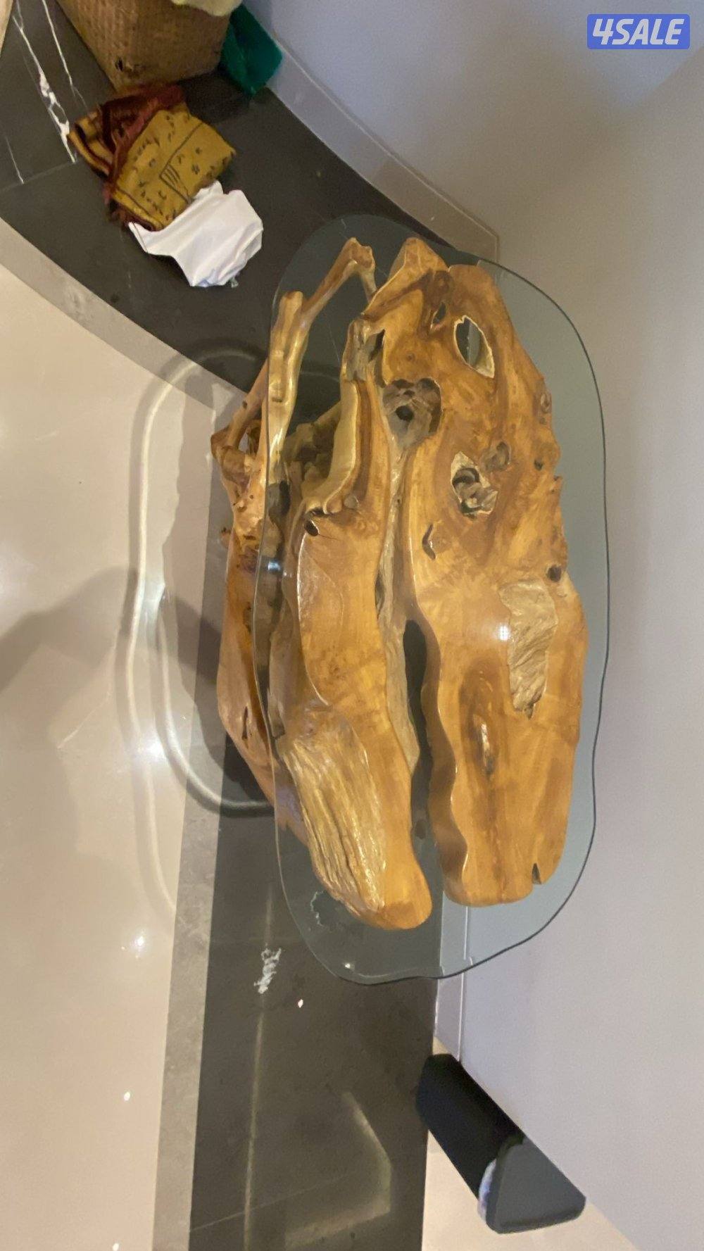 طاوله كونسول شجر طبيعي ١٠٠٪1