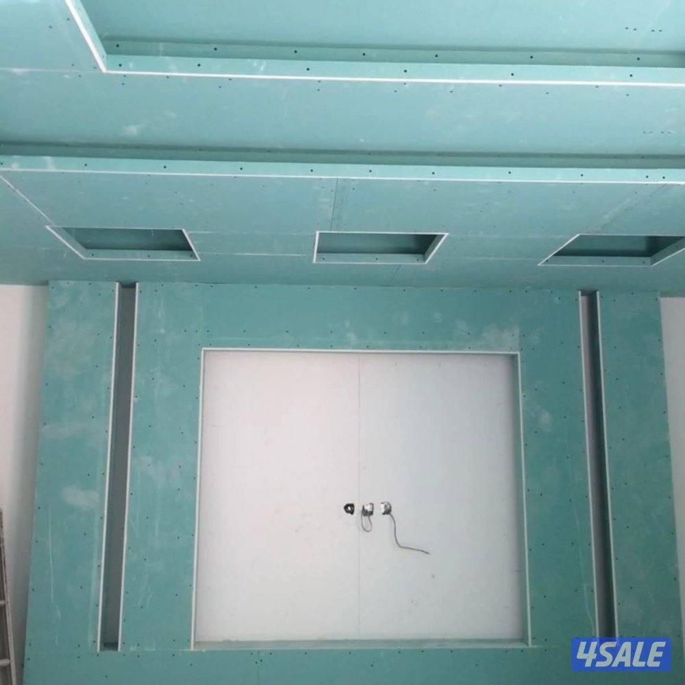 ديكورات جبس بورد قاطع جبس بورد بارتيشن جبس بورد اصباغ اسقف جبس بورد  ب7