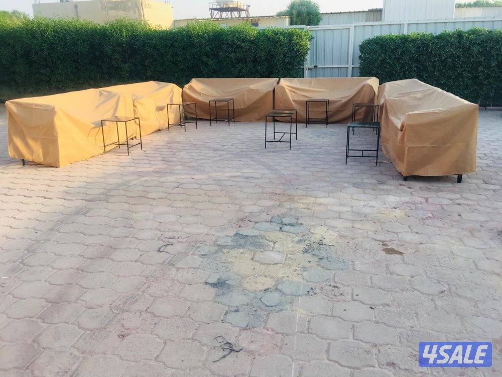 كراسي خشب +كراسي حديد 🔥9