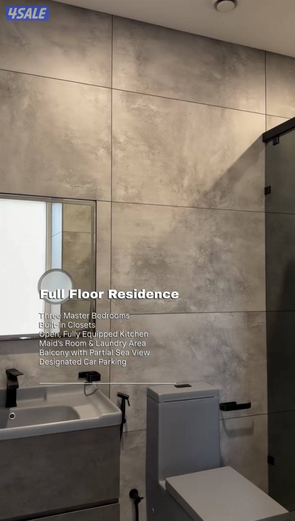 3-Master Bedroom Apartment with Balcony6