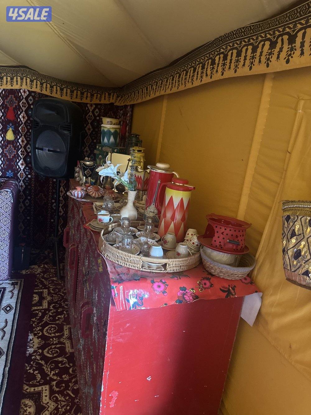 خيمة البصمان 5*10مع أغراضها كاملة استخدام موسمين ممتازة وفوق الممتاز7