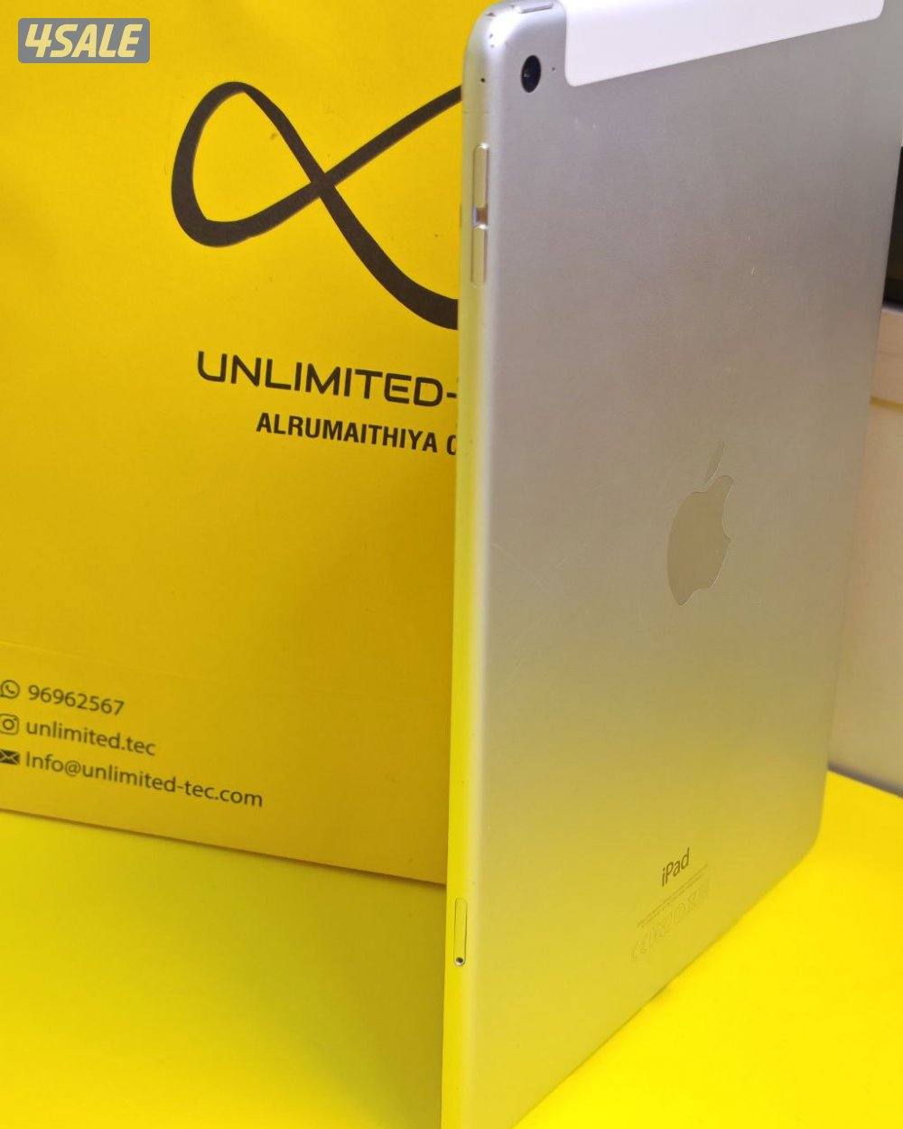 ايباد اير 2 – 128 جيجا يدعم شريحة iPad Air 2 128GB Silver Cellular 4G6