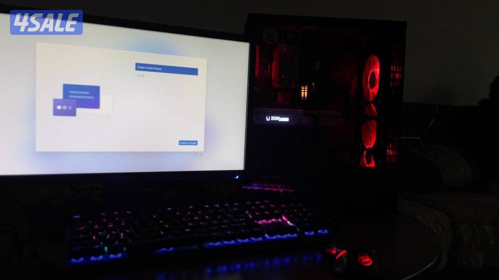 سيت اب كامل معا شاشة كرت 3060ti RTX   كل اغراضه وياه1