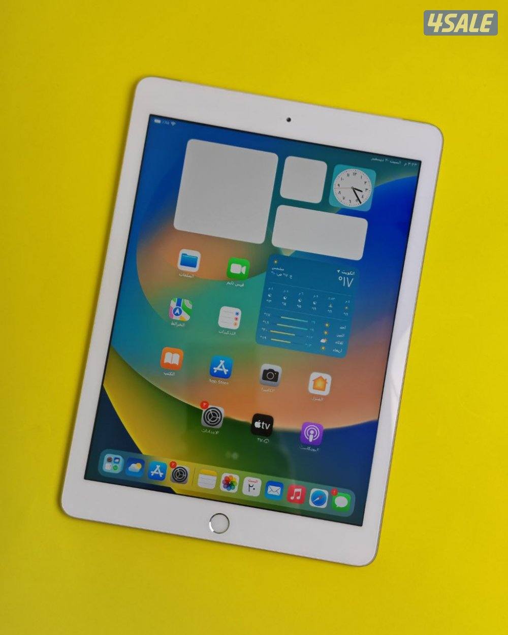 ايباد (الجيل الخامس) – 128 جيجا – فضي (يدعم شريحة 4G)  iPad (5th Gen)0