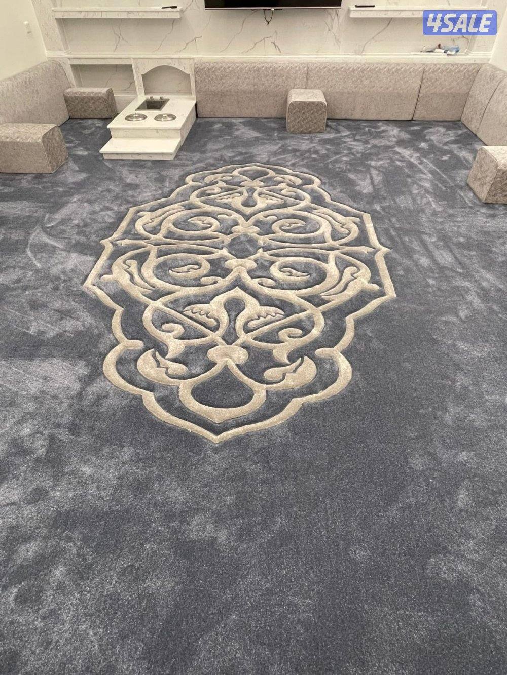 سجاد مساند بغلي وسعودي نقشات حفر باركيه ثيل صناعي كل مايخص الثاث7