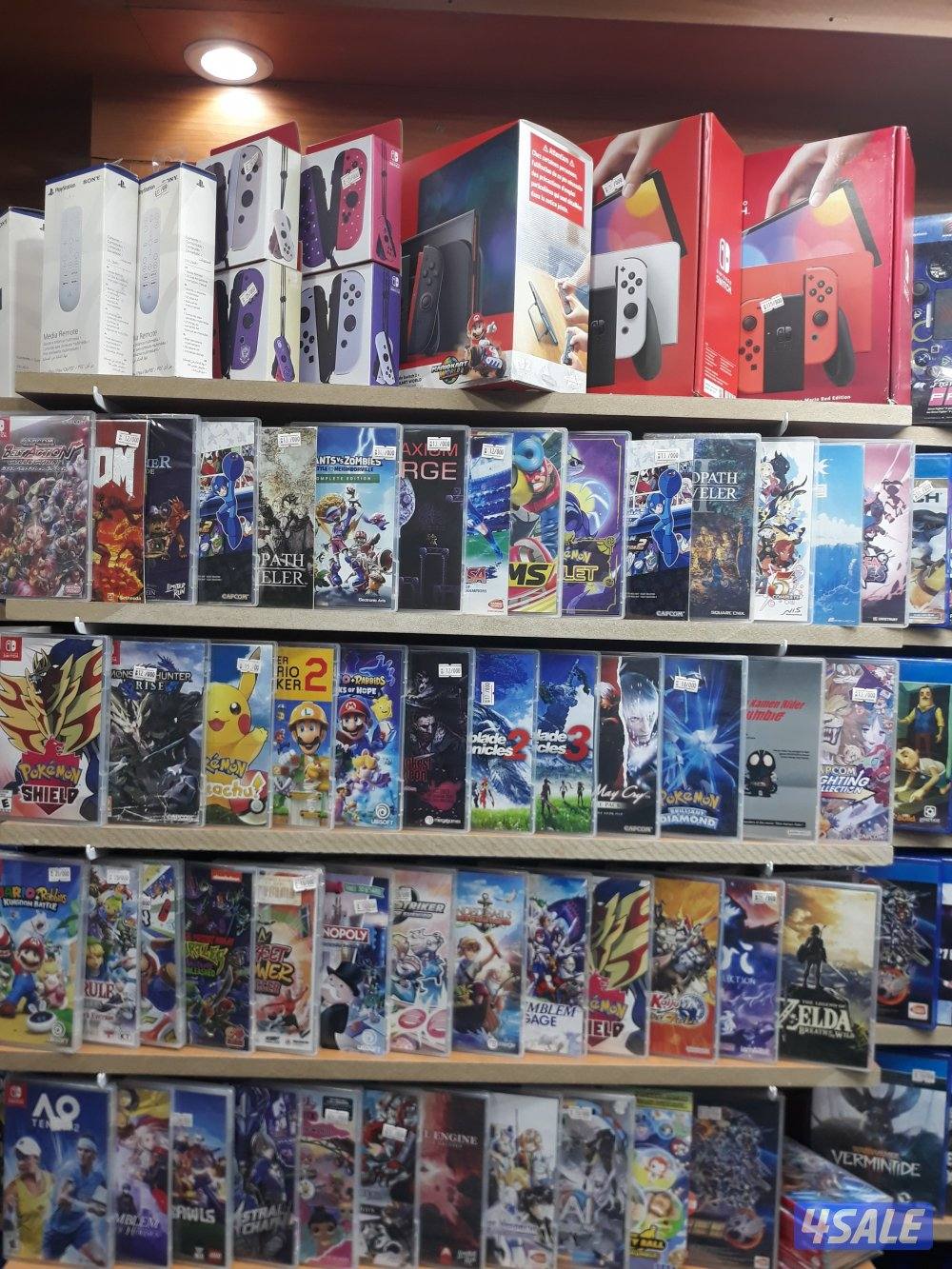 بيع جميع أجهزة ps3-4-5 جديدومستعمل مع اكسسواراتهاوكروت ستور3