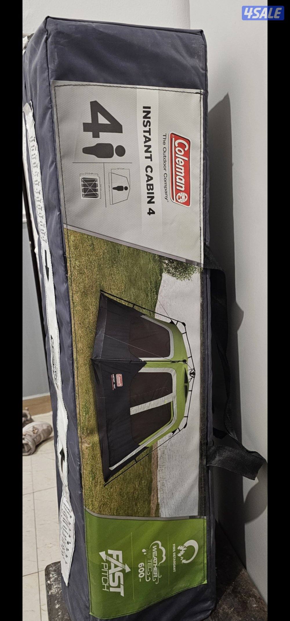 🏕️ معدات تخييم للبيع (باكج واحد)
خيمة Coleman Instant Cabin 4
تتسع 41