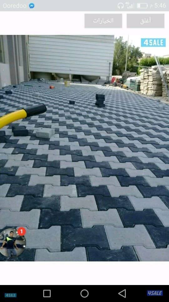 معلم بلاط متدخل وكربستون وصب مزييك أرضيات وجلي رخام توريد وتركيب اسعار3