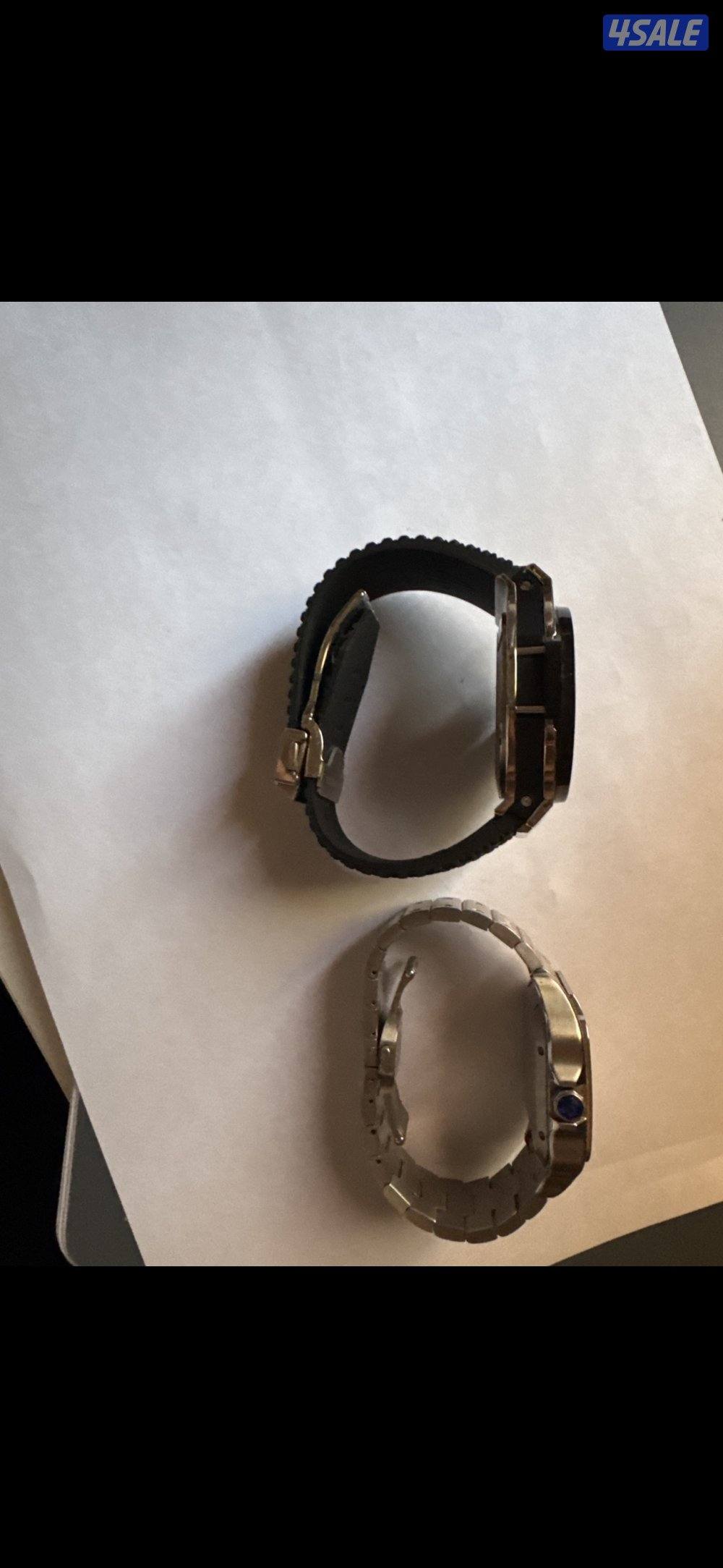 للبيع ساعتين هبلوت و كارتير بدون كرتون( درجه اولى)1