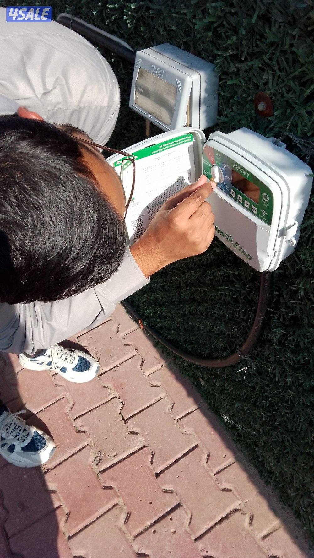 ابو علي لشبكات الري كونترول وصيانتها زراعه التيل الطبيعي2