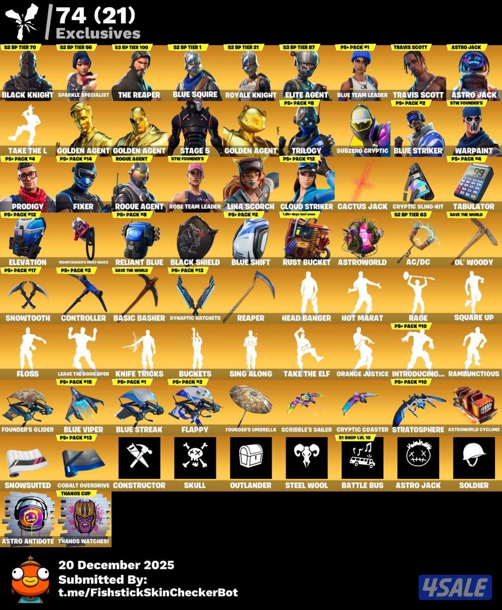 حساب فورت نايت نادر🔥✅0