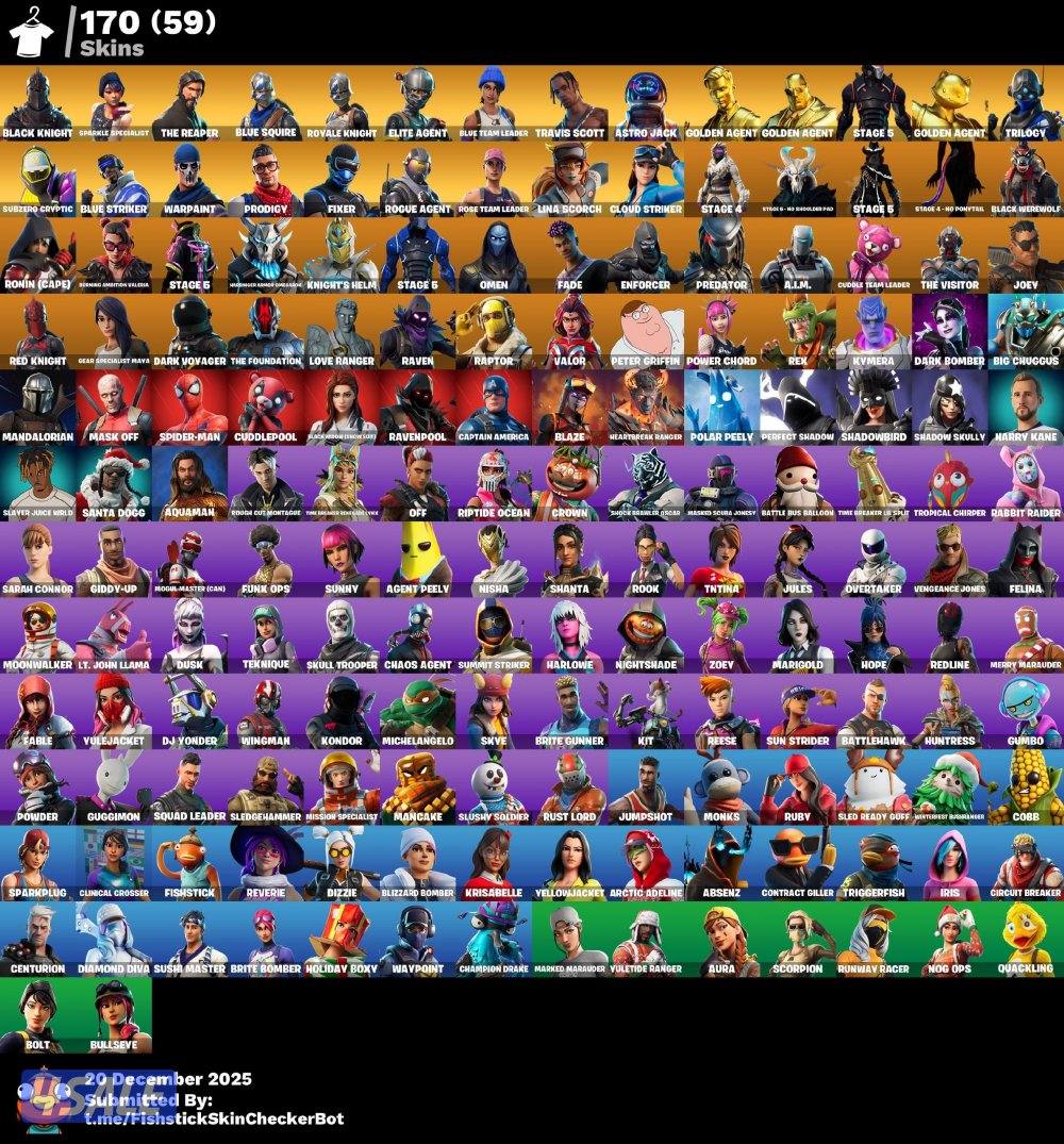 حساب فورت نايت نادر🔥✅1