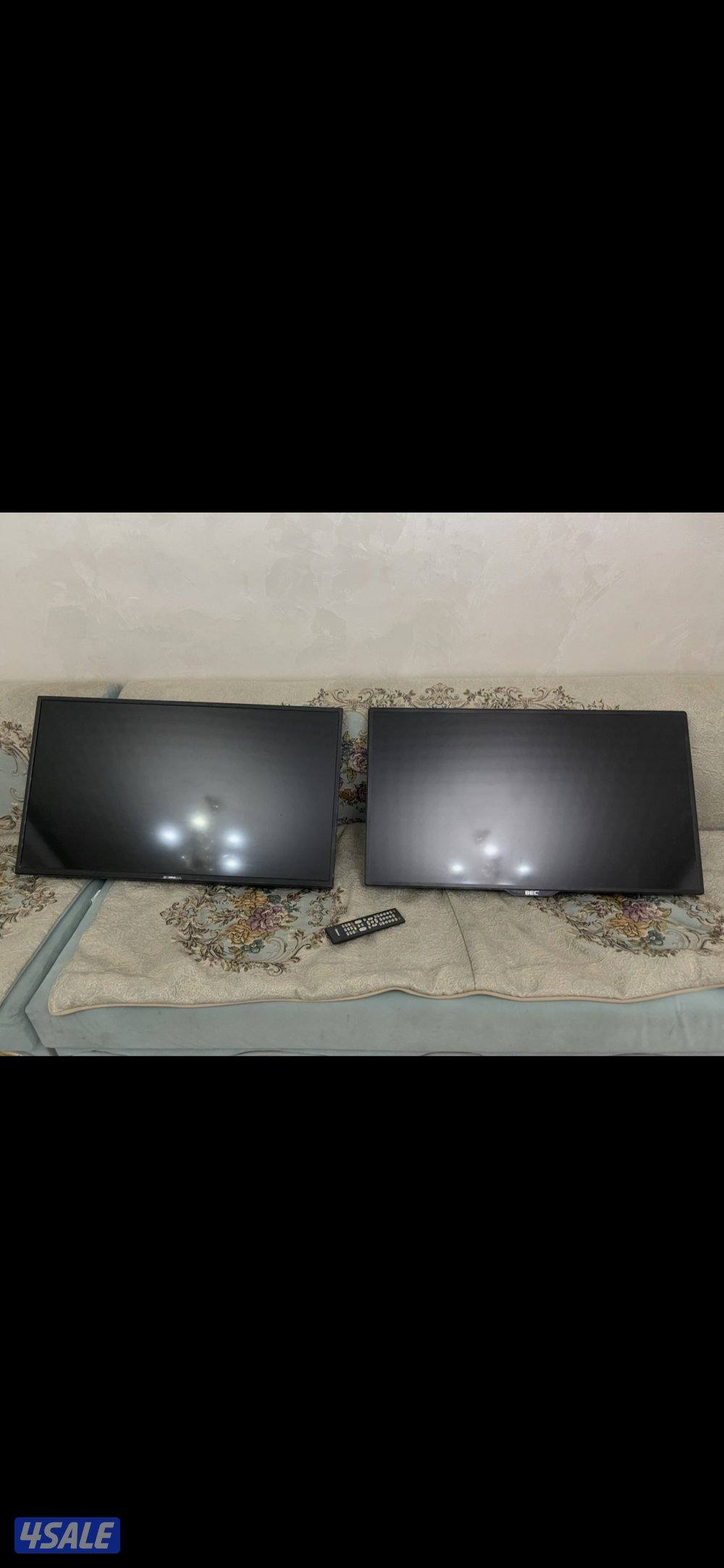للبيع 4 تلفزيونات 1 سمارت والباقي led  بحالة ممتازه1