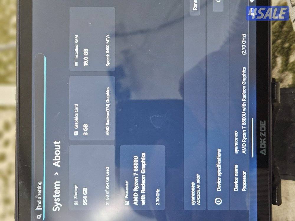 للبيع aokzoe a13