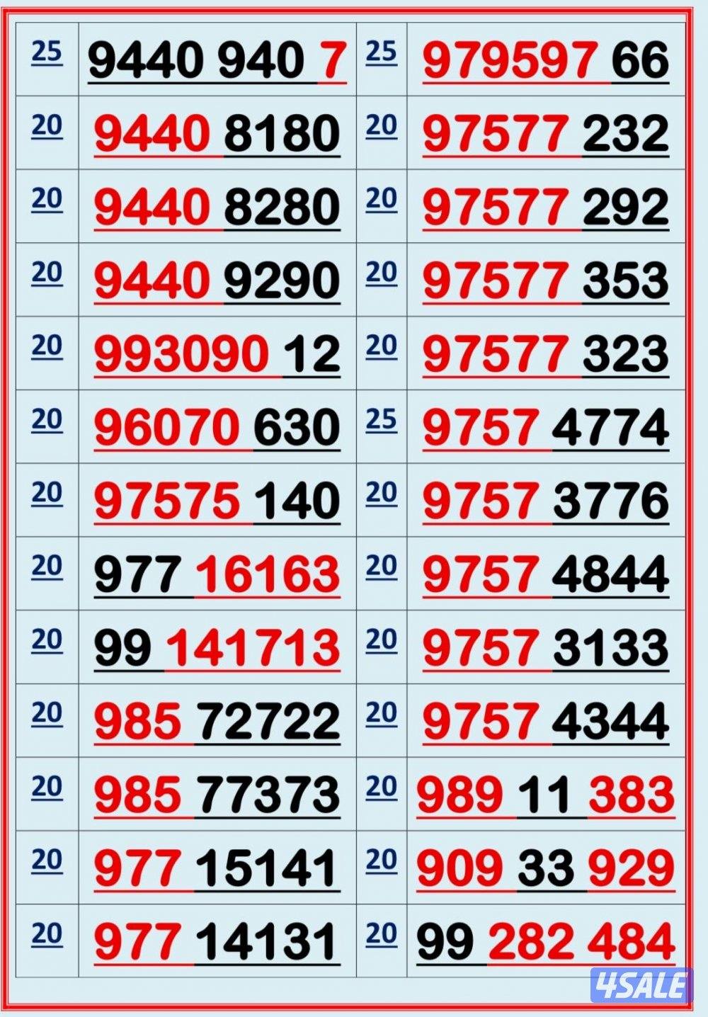 اكسترا للاتصالات ارقام مميزة4