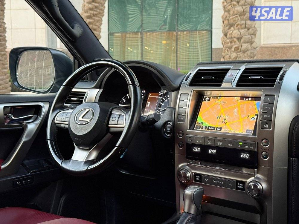 لكزسGX460موديل2021عداد14الف الساير سيرفس منتظم بحاله نادره تحت الكفاله6