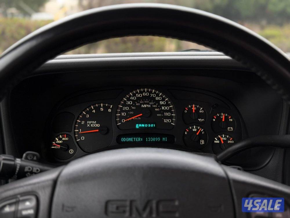 للبيع GMC SIERRA SLE 6100 موديل 2004 بحالة الوكاله12