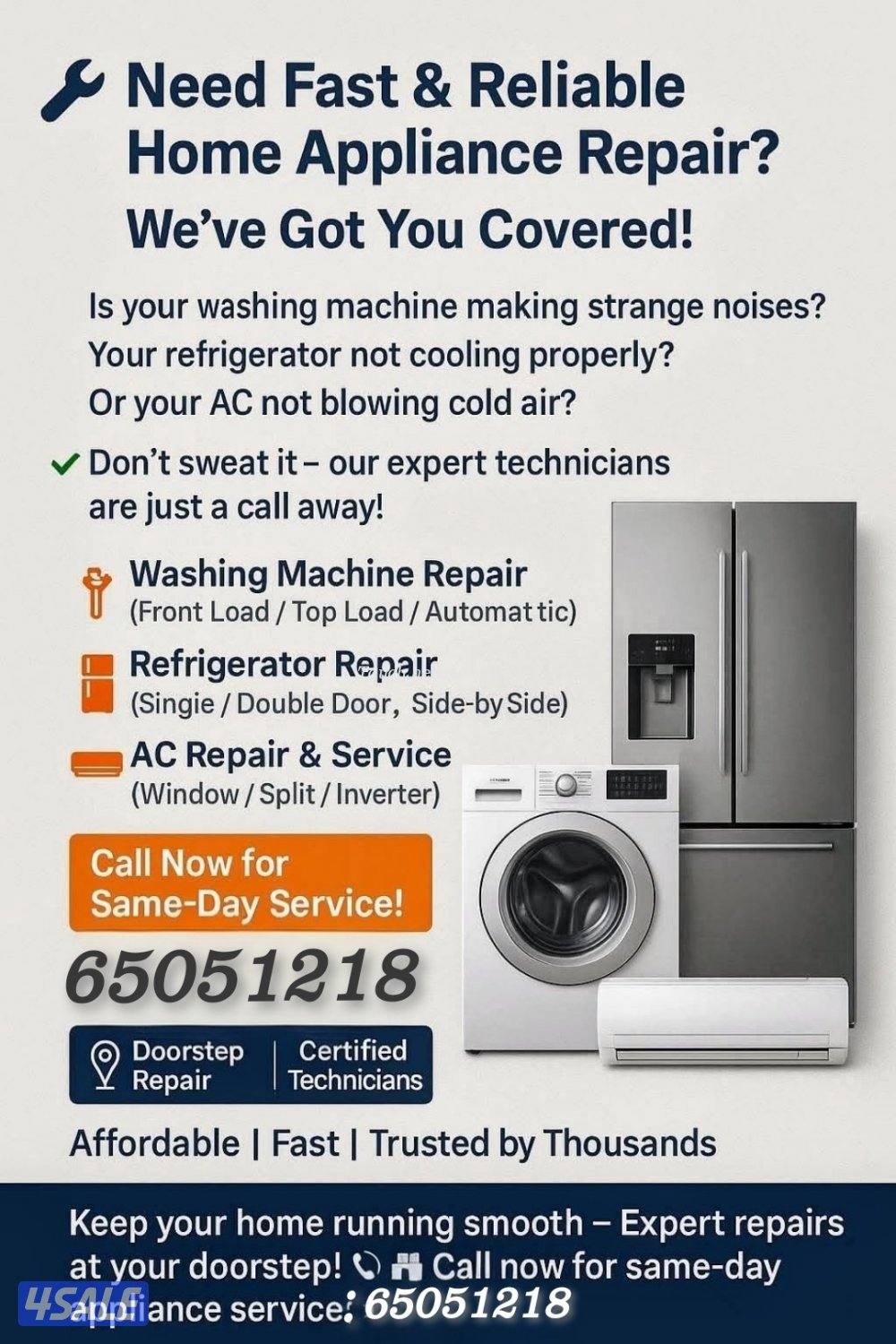 تصليح غسالات عادی و اتومیتک نشافات ثلاجات3