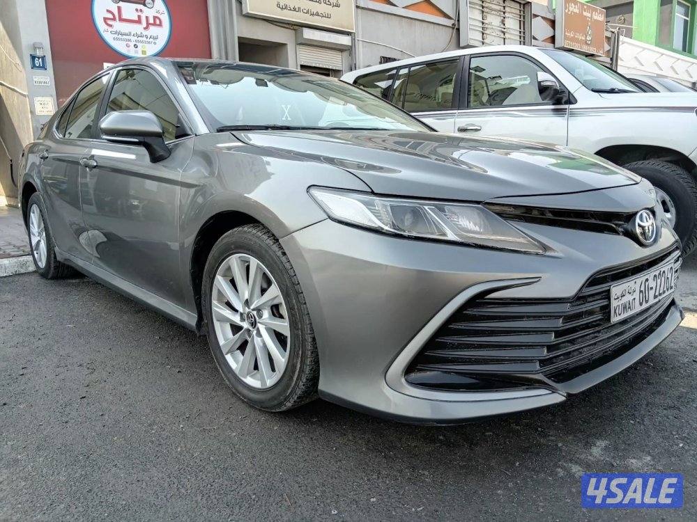 كامري موديل 2021 ماشي240الف شرط الفحص قير مكينة شاصي ضربةمن الامام1