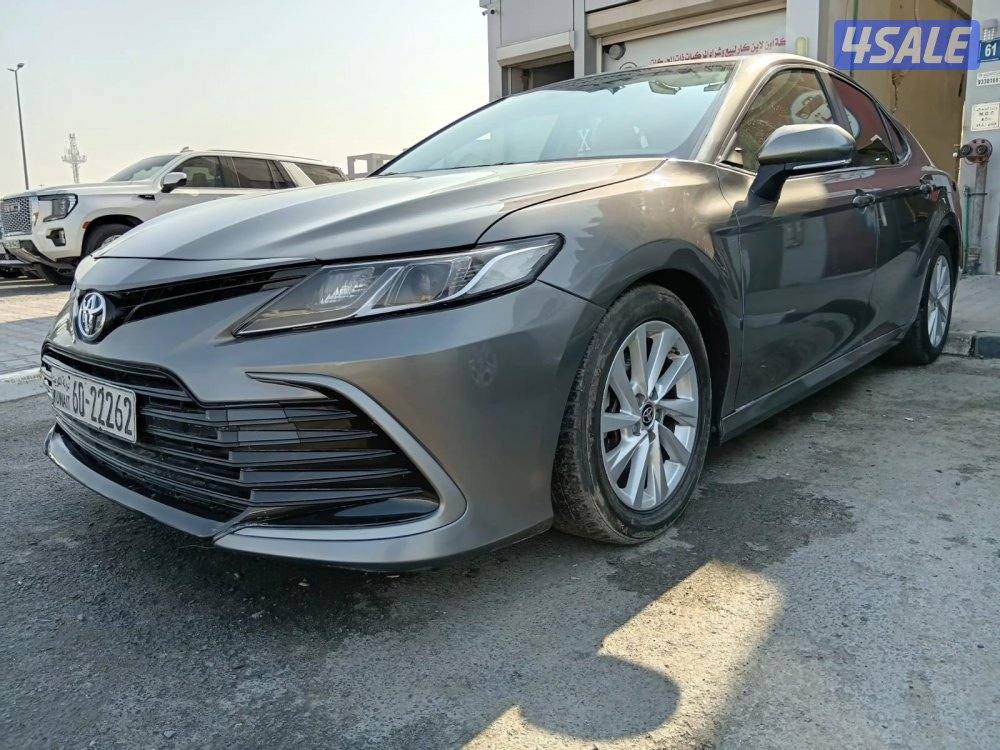 كامري موديل 2021 ماشي240الف شرط الفحص قير مكينة شاصي ضربةمن الامام3