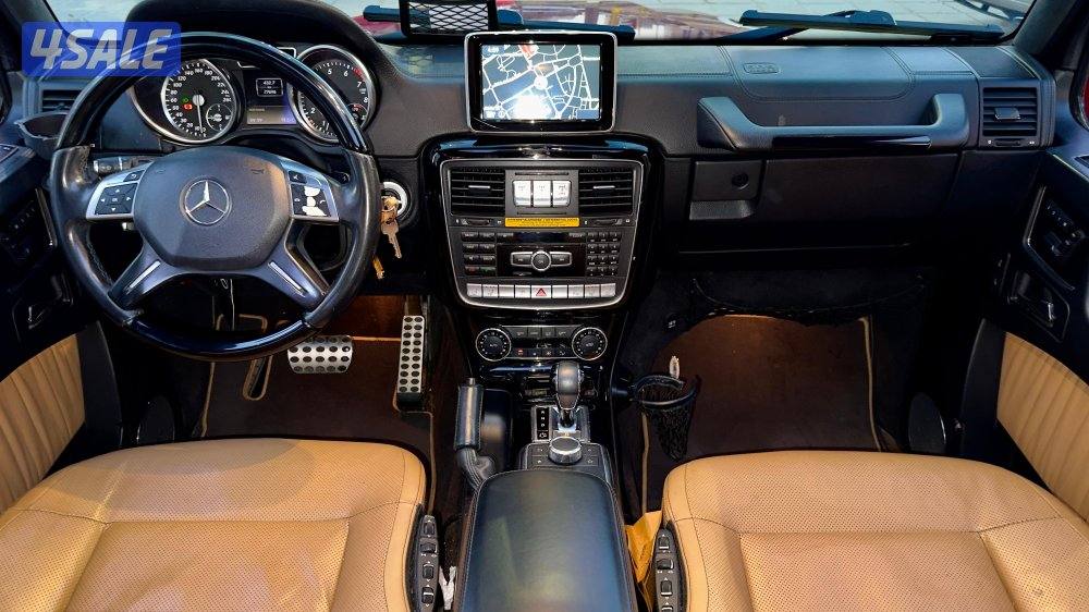 مرسيدس G 500/ موديل 2014/ عداد 77 ألف/ وكالة الكويت/ صبغ الوكالة/ تحفة6