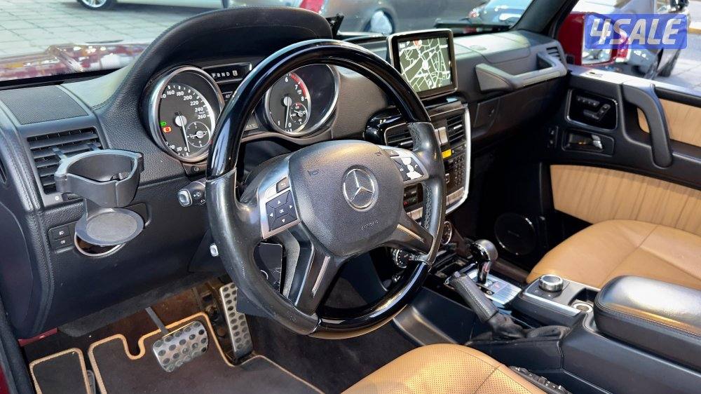 مرسيدس G 500/ موديل 2014/ عداد 77 ألف/ وكالة الكويت/ صبغ الوكالة/ تحفة11