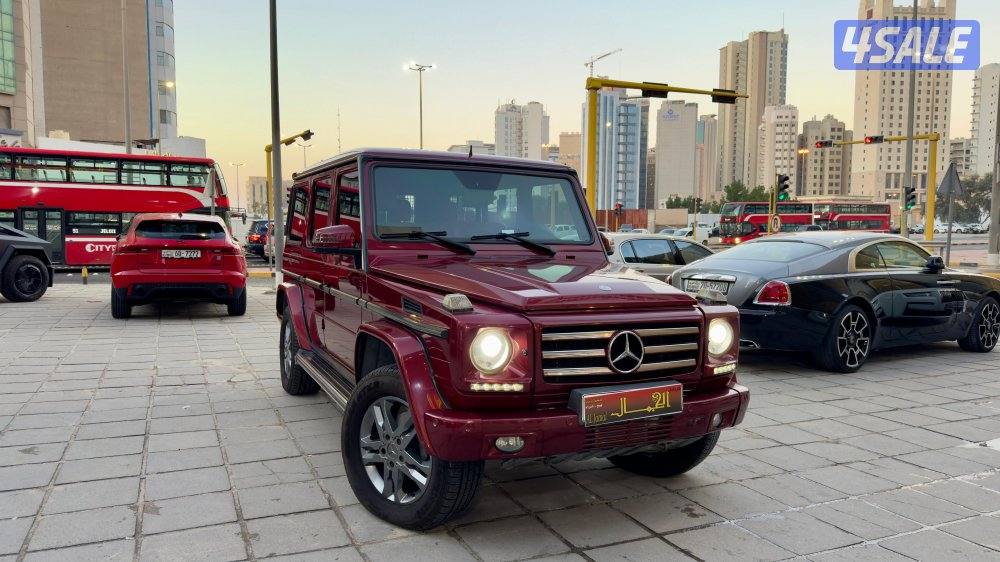 مرسيدس G 500/ موديل 2014/ عداد 77 ألف/ وكالة الكويت/ صبغ الوكالة/ تحفة14