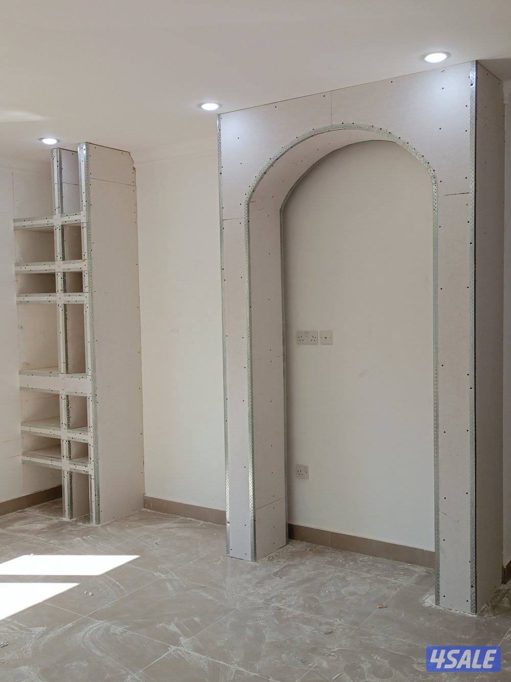 معلم جبس بورد وبديل الخشب وبديل الرخام وتكسير وصبغ 60×60 وديكورات جبس10