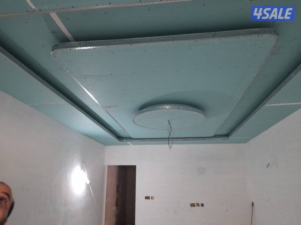 معلم جبس بورد وبديل الخشب وبديل الرخام وتكسير وصبغ 60×60 وديكورات جبس13