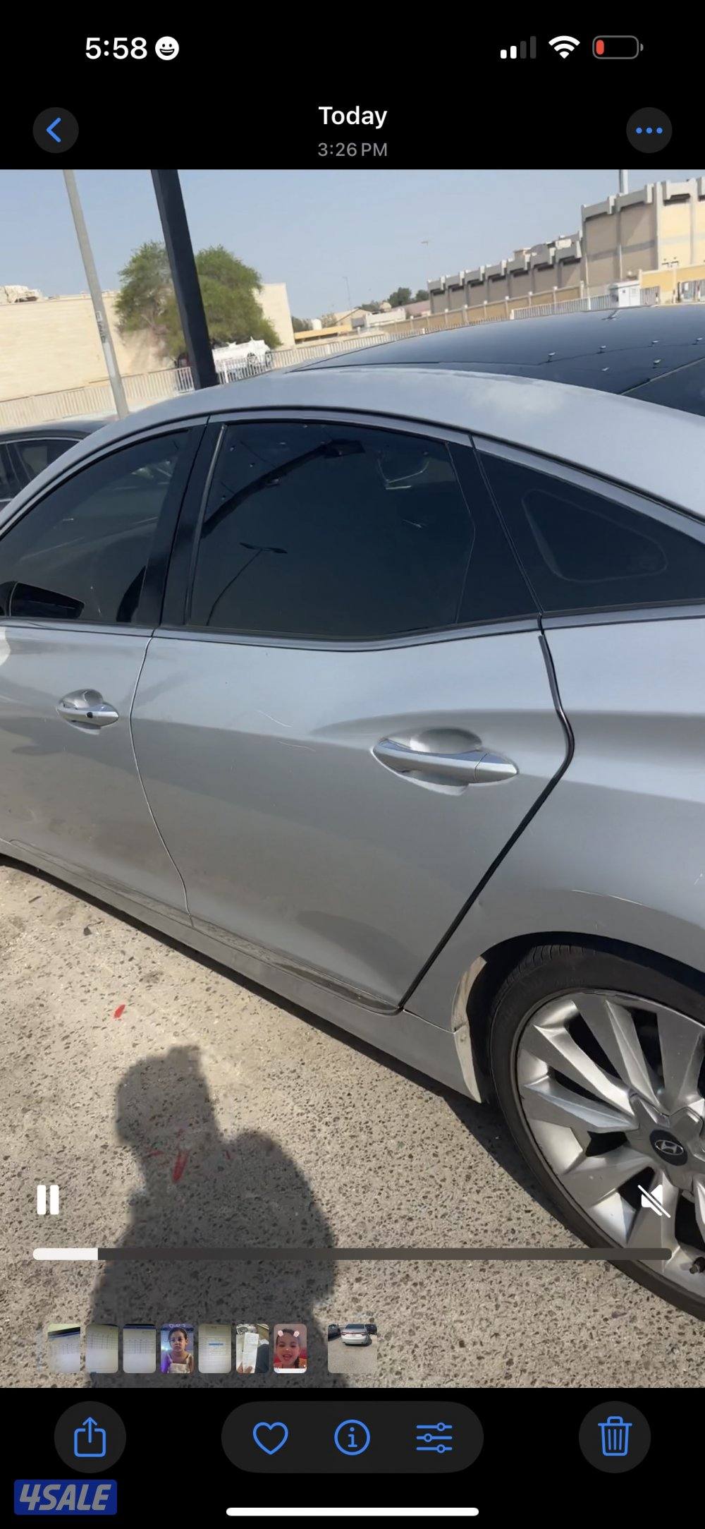 هيونداي ازيرا 2015  الفل شرط الفحص6