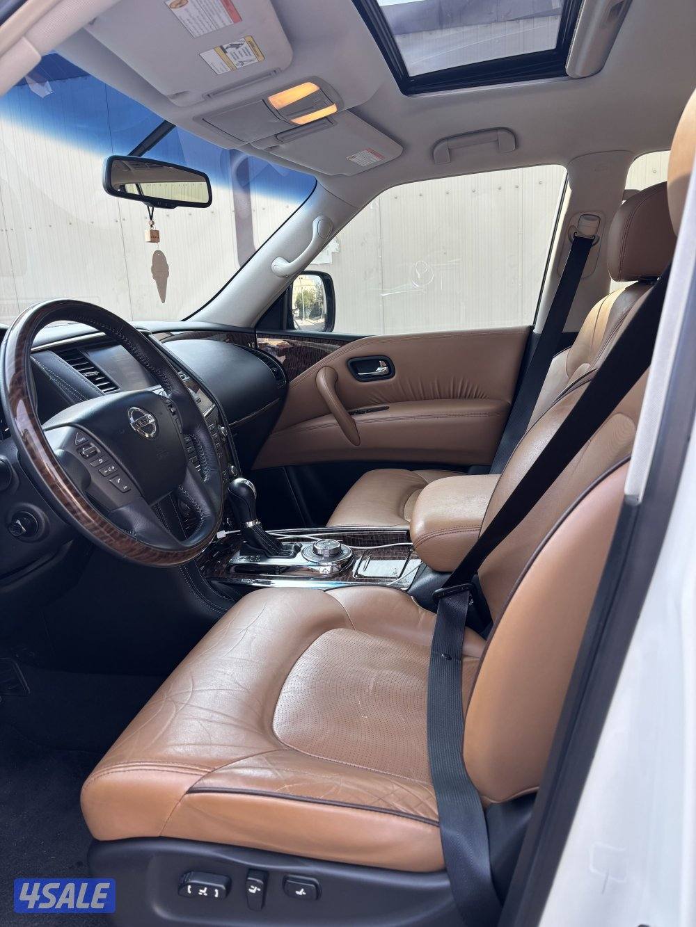 نيسان باترول ابيض 2015 صبغ الوكاله3