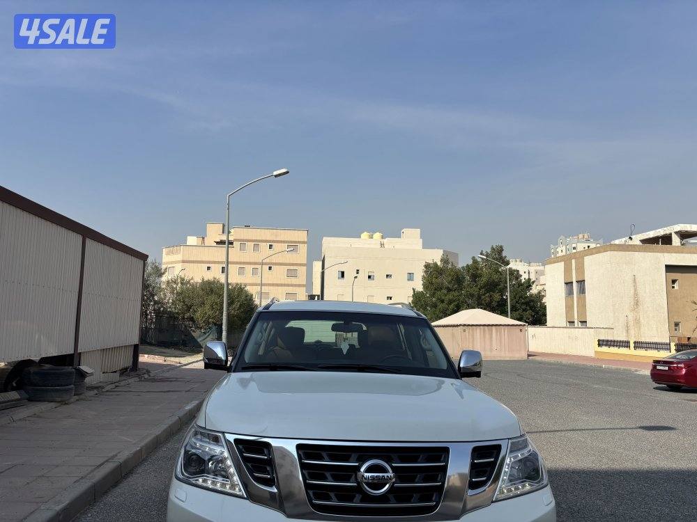 نيسان باترول ابيض 2015 صبغ الوكاله7