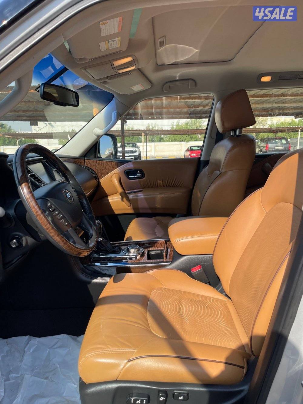 نيسان باترول بلاتينوم ستي وارد قطر صبغ قطعتين فحص جير مكينه شاصي8