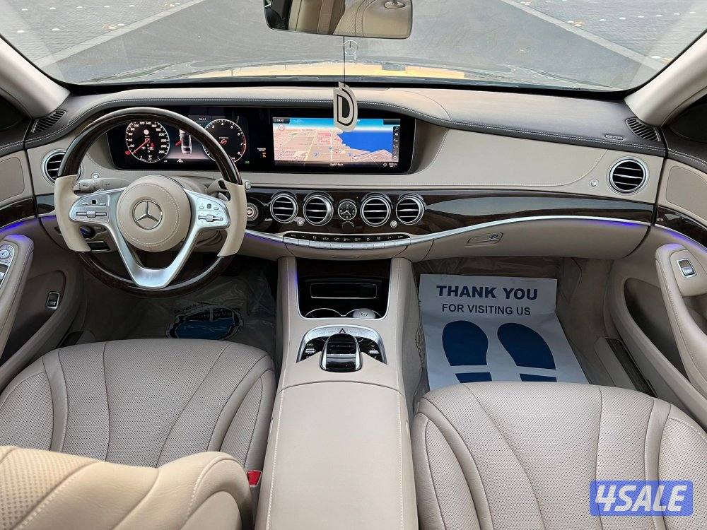 اس كلاس s450 موديل 2020 شرط الفحص والنظافه صبغ الوكاله وارد الملا10