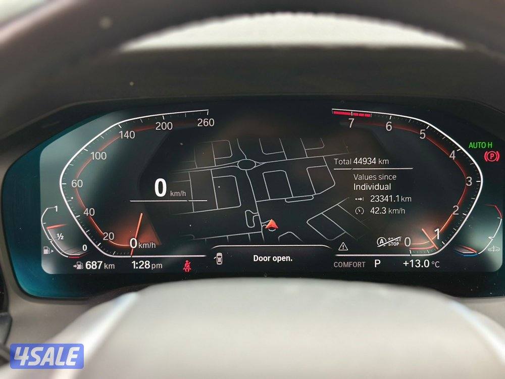 بي إم 320i موديل 2022 ماشي 45 الف تحت الكفاله13