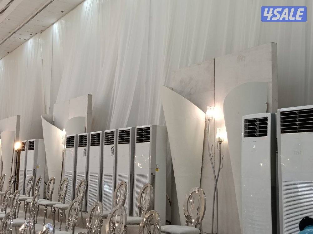 للايجار مكيفات عمودية ودفيات غاز لجميع المناسبات شغل مرتب6