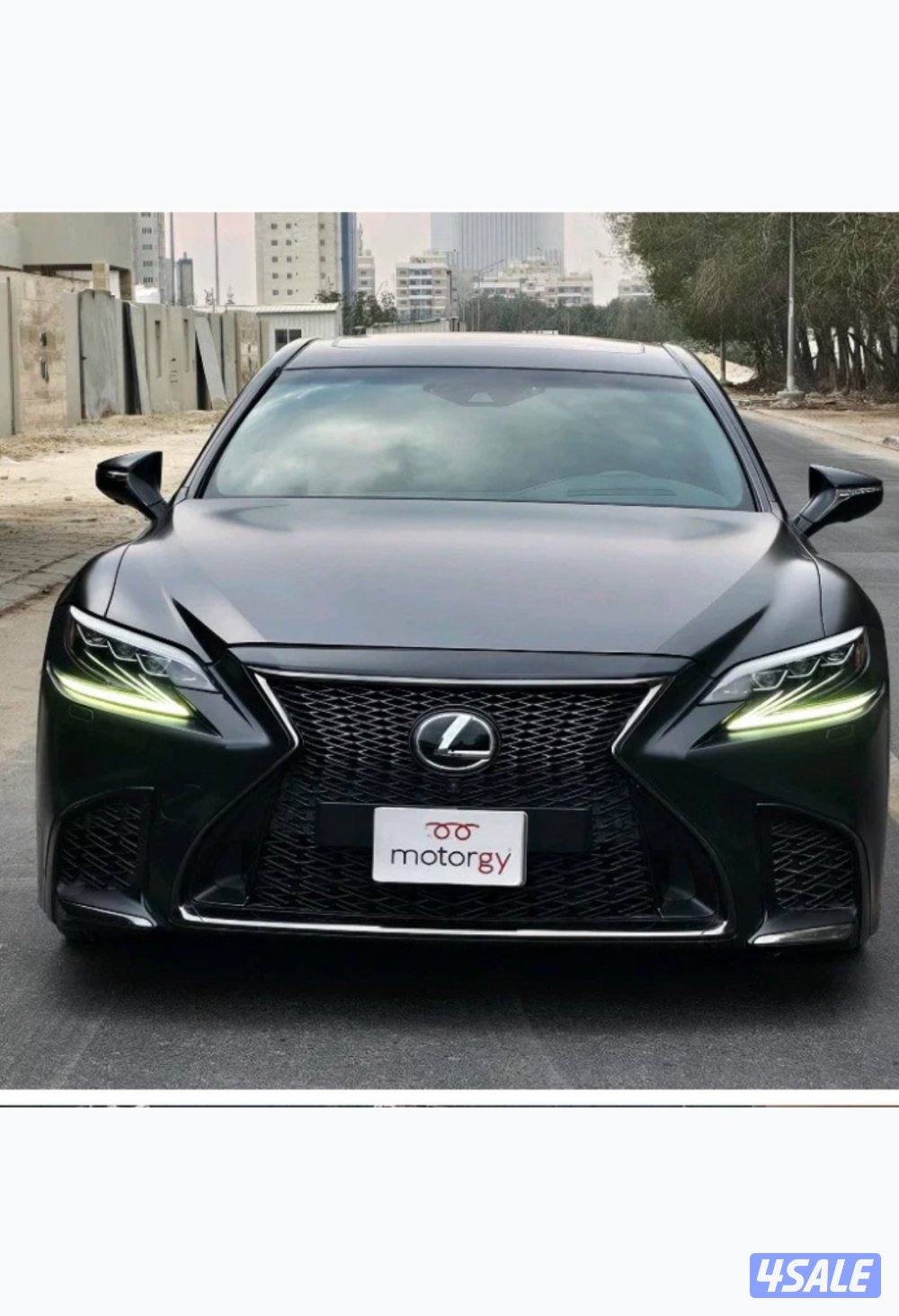 Lexus ls500 اسود مطفي0