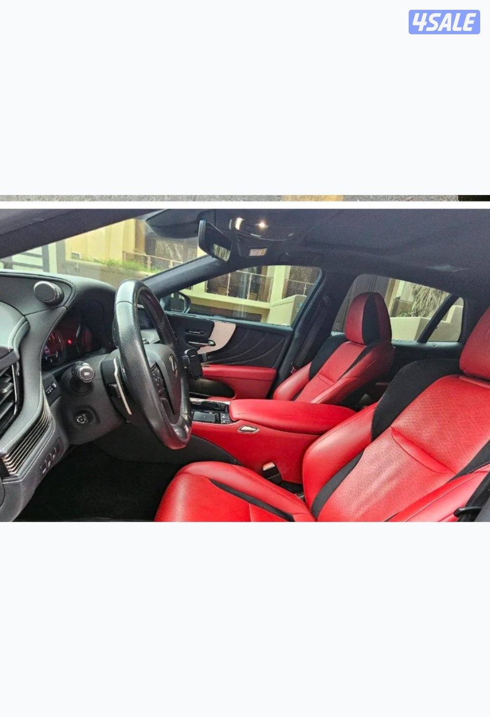 Lexus ls500 اسود مطفي4