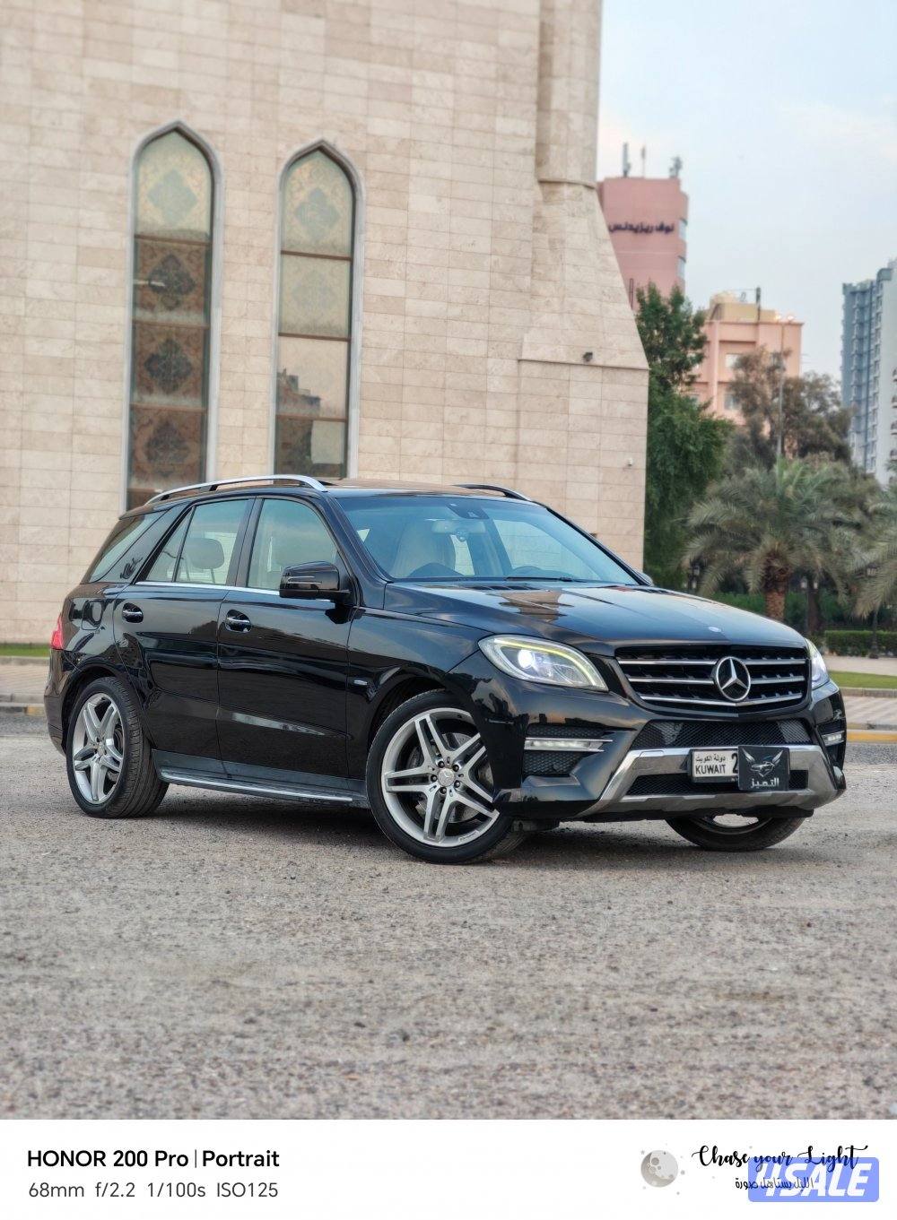 Mercedes ML350 شرش لفحص    موديل20131