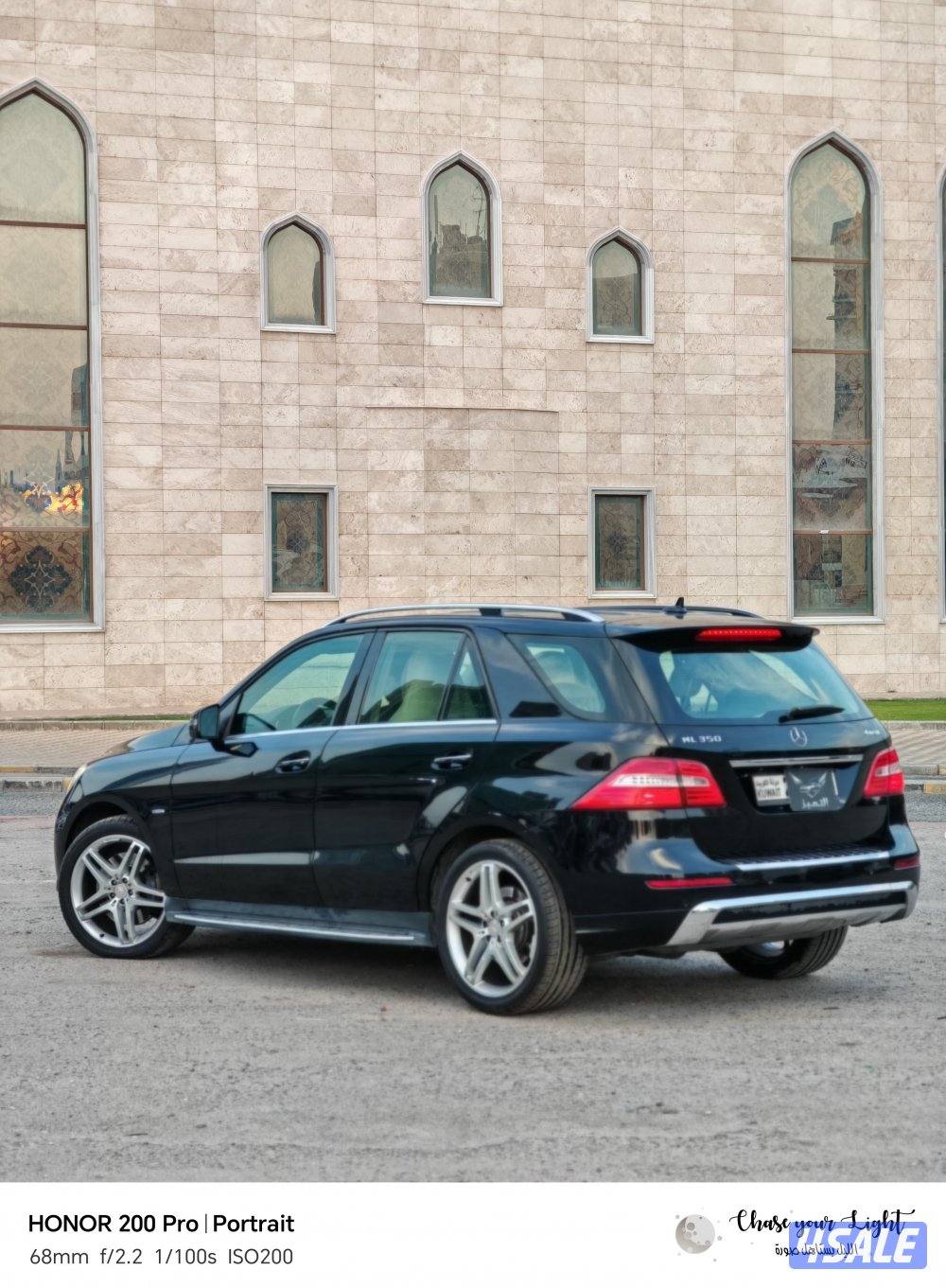 Mercedes ML350 شرش لفحص    موديل20134