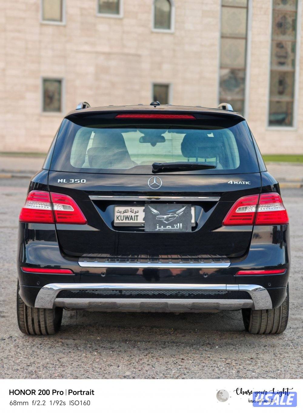 Mercedes ML350 شرش لفحص    موديل20136