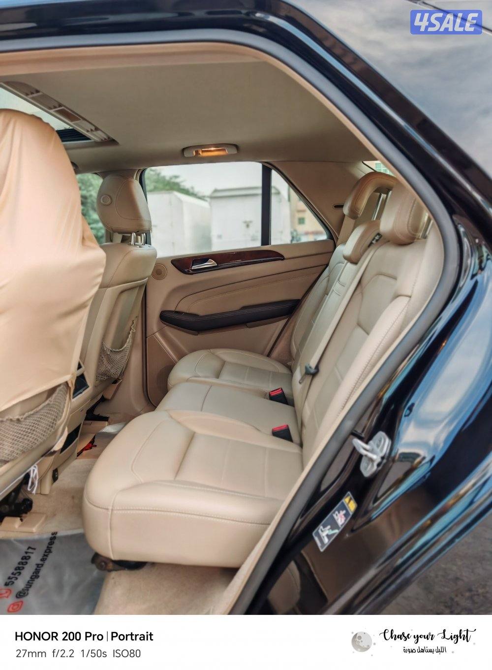 Mercedes ML350 شرش لفحص    موديل20137