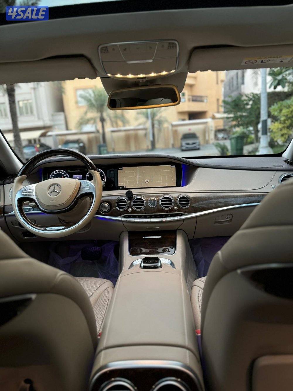 للبيع مرسيدس S400 موديل 2015 وارد البشر صبغ الوكالة9